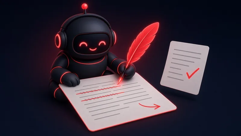 Grok Bot robot for Copy Editor